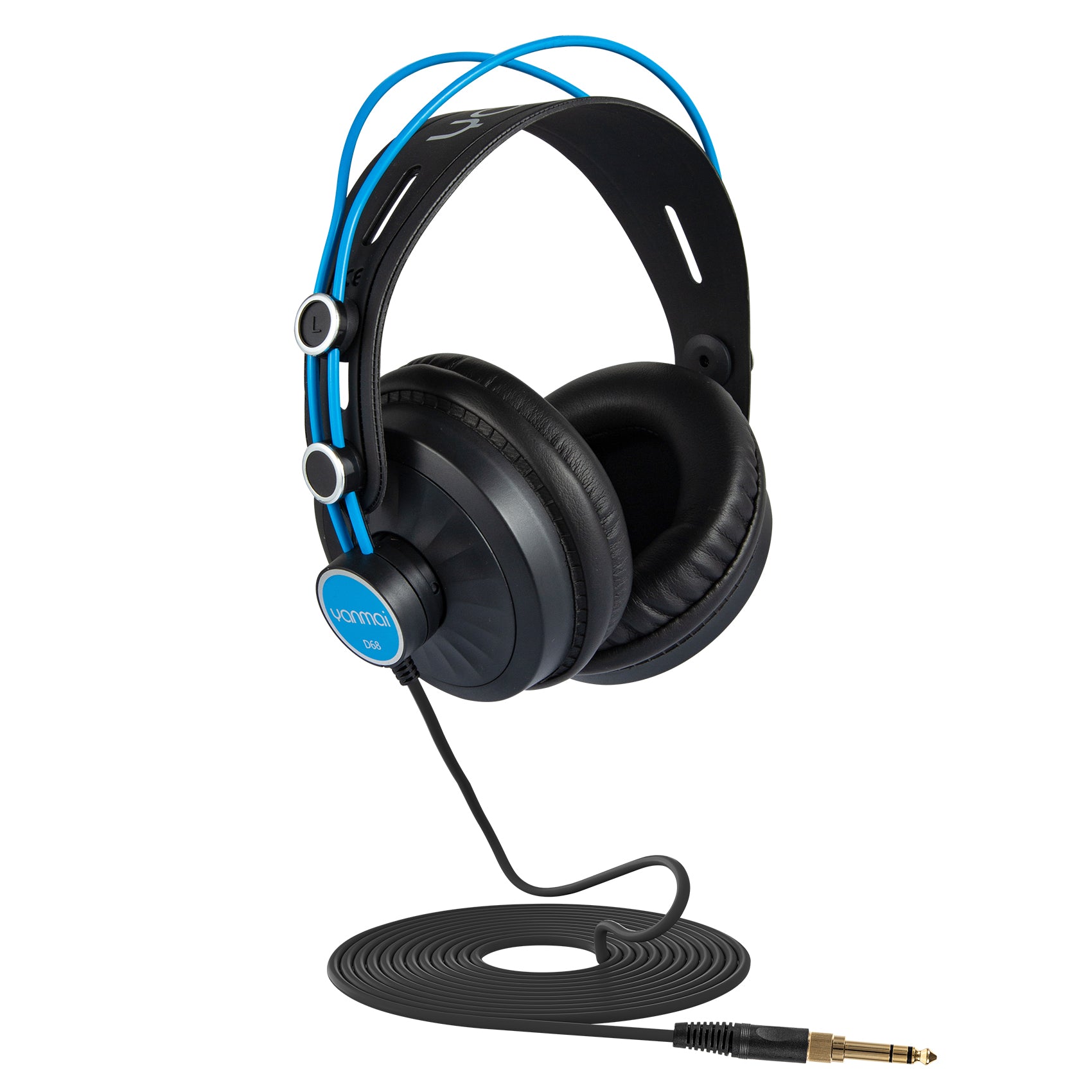 YANMAI D68-A Wired Over Ear Headphones Hi-Fi Sound Headphone with 50mm Drivers for Studio DJ AMP Recording Monitoring Phones YANMAI D68-A Wired Over Ear Headphones Hi-Fi Sound Headphone with 50mm Drivers for Studio DJ AMP Recording Monitoring Phones